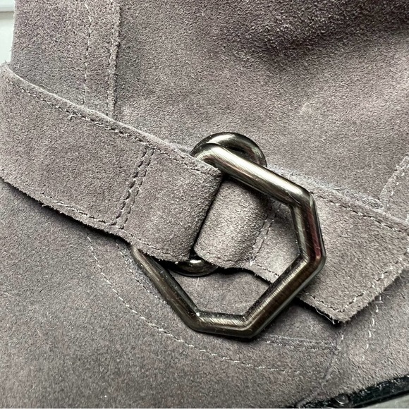 Vince Camuto Grey Suede Mid-Calf Boots - Picture 10 of 10